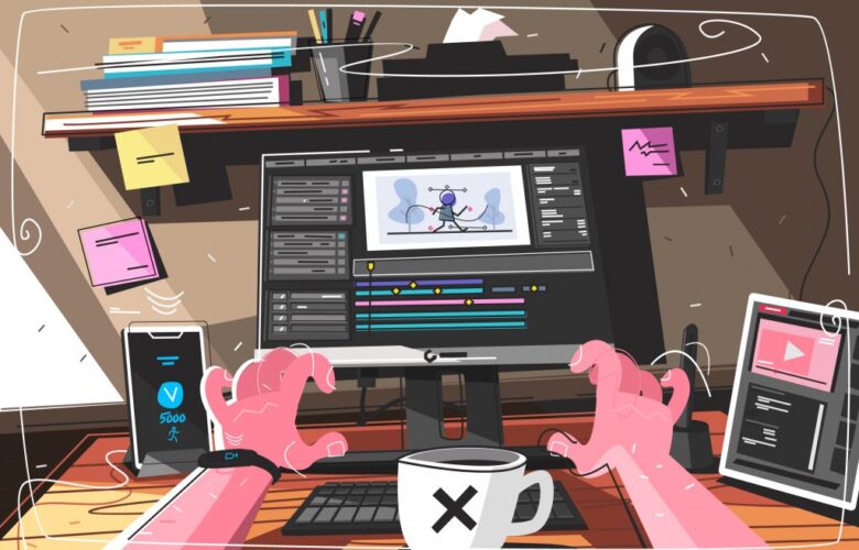 Ilustración sobre animación digital