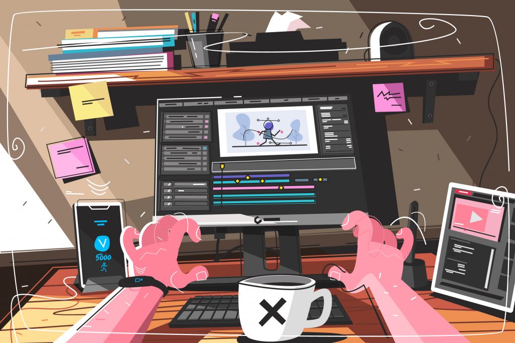 Ilustración sobre animación digital
