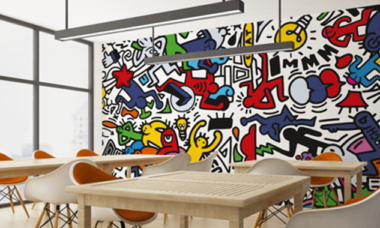 vinil sobre pared