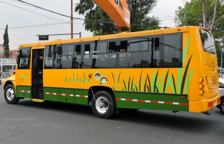 transporte escolare amarillo