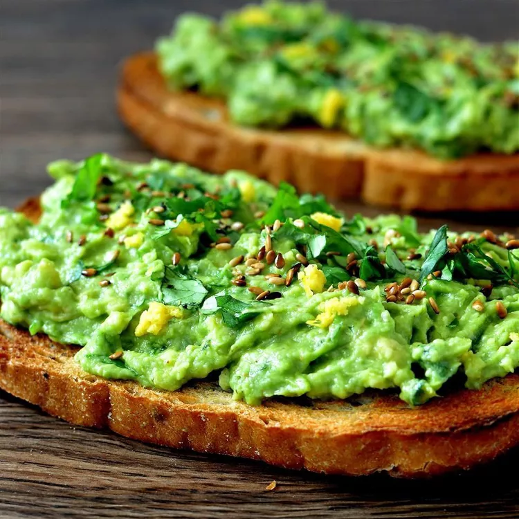 pan con aguacate