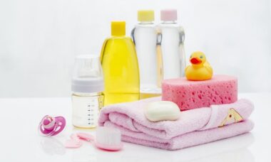 Diferentes productos para bebé