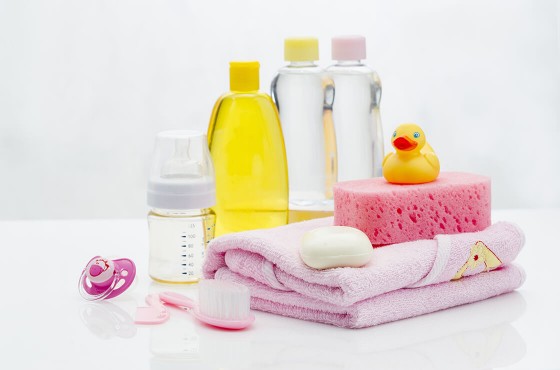 Diferentes productos para bebé