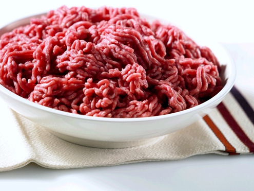carne molida cruda